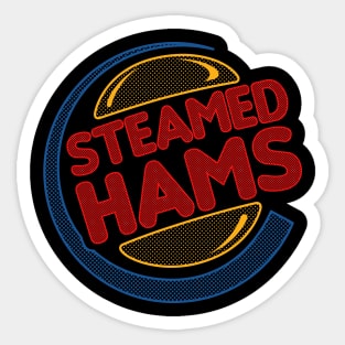 Steam Hams Halftone Sticker